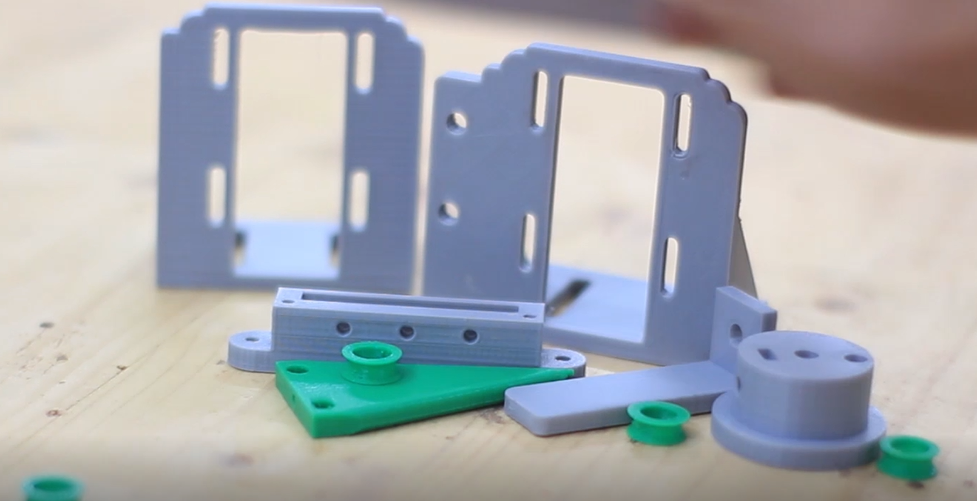 3D Printed parts for arduino based wire bending machine