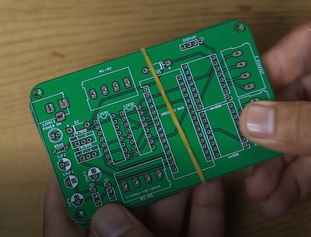 Custom made PCB for DIY Arduino based wire bending machine