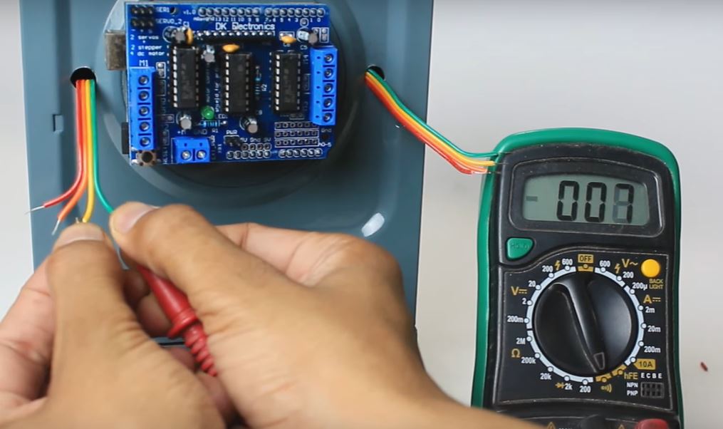 dvd drive stepper motor testing