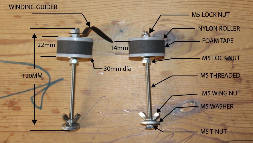 Toroid winding machine holder