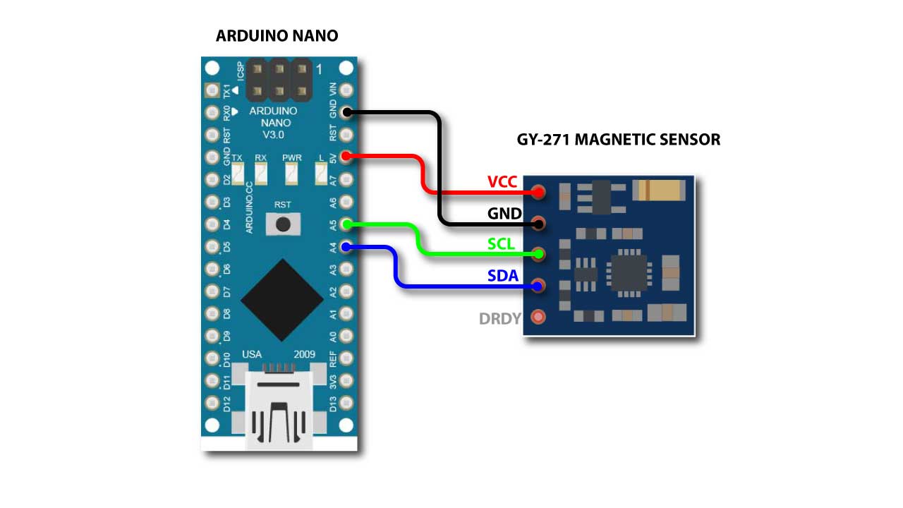 GY-271 Arduino connection