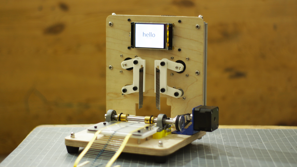 Arduino based resistor reel cutting machine