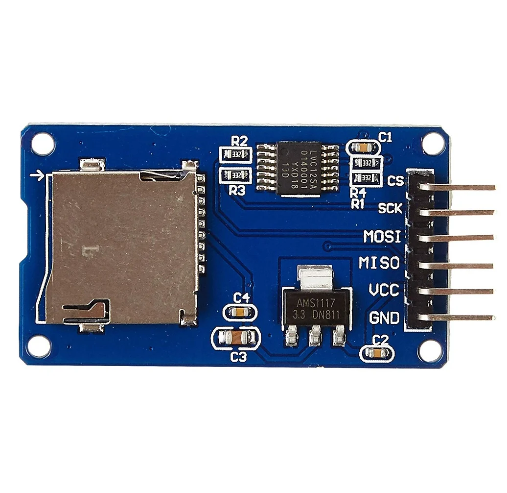 Arduino+DHT11+SD card module temperature humidity data logger ...