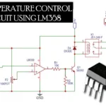 Temperature controller circuit using LM358 OP AMP