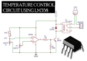 LM358-TEMPERATURE-CONTROL-CIRCUIT
